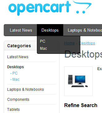 Increase the speed of loading the opencart sites