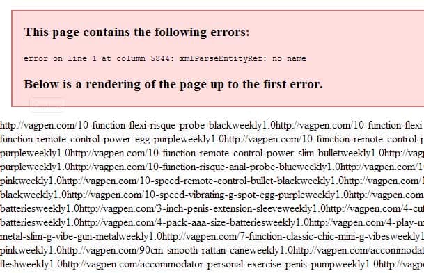 Opencart error xmlParseEntityRef: no name, rendering of the page