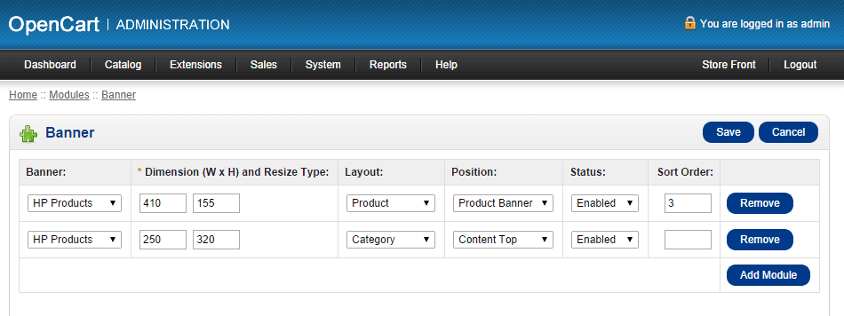 Add new module position in opencart 3 and Opencart 2