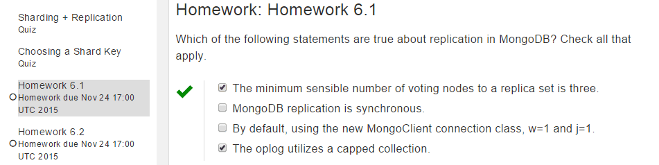 The solution to Homework 6.1 M101JS: MongoDB for Node.js Developers