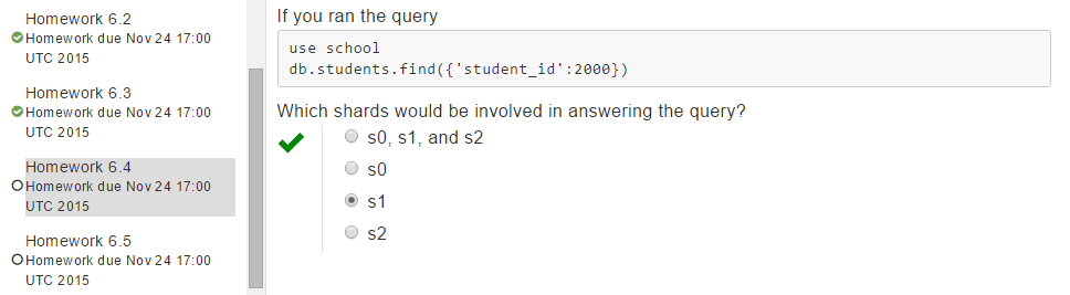 The solution to Homework 6.4 M101JS: MongoDB for Node.js Developers