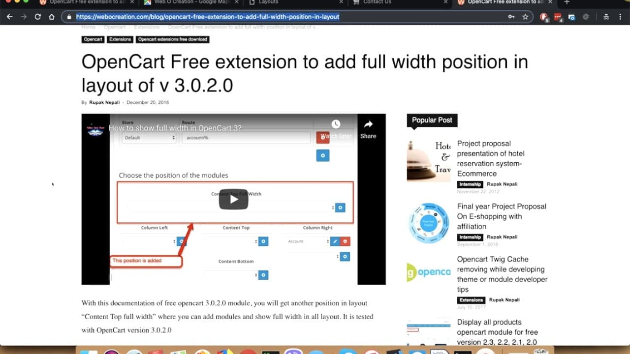 How to add a google map in Contact us page of OpenCart? &#8211; no coding needed