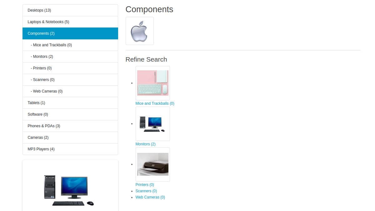 Show images for the sub-categories in the opencart versions 2.3, 3, and 4