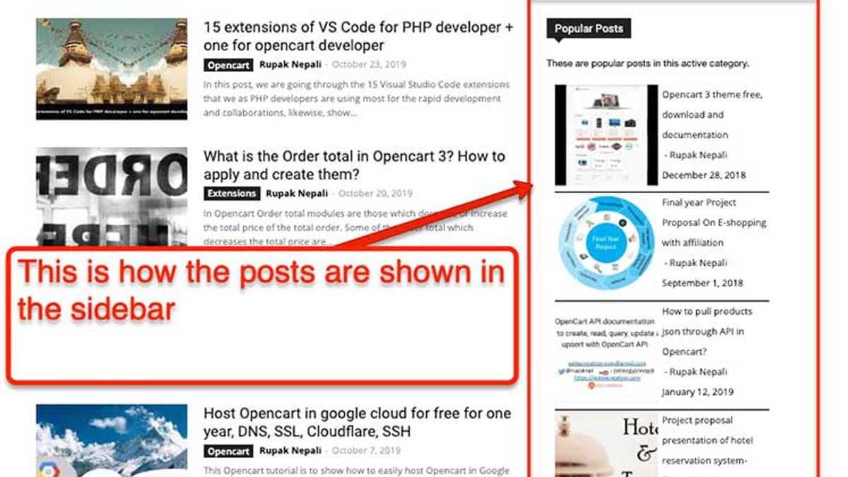 Show top popular posts in categories wise by widgets in WordPress