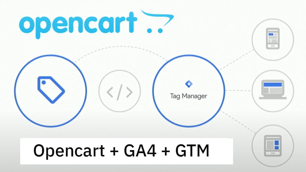 Opencart eCommerce conversion tracking with Google Analytics 4 and GTM