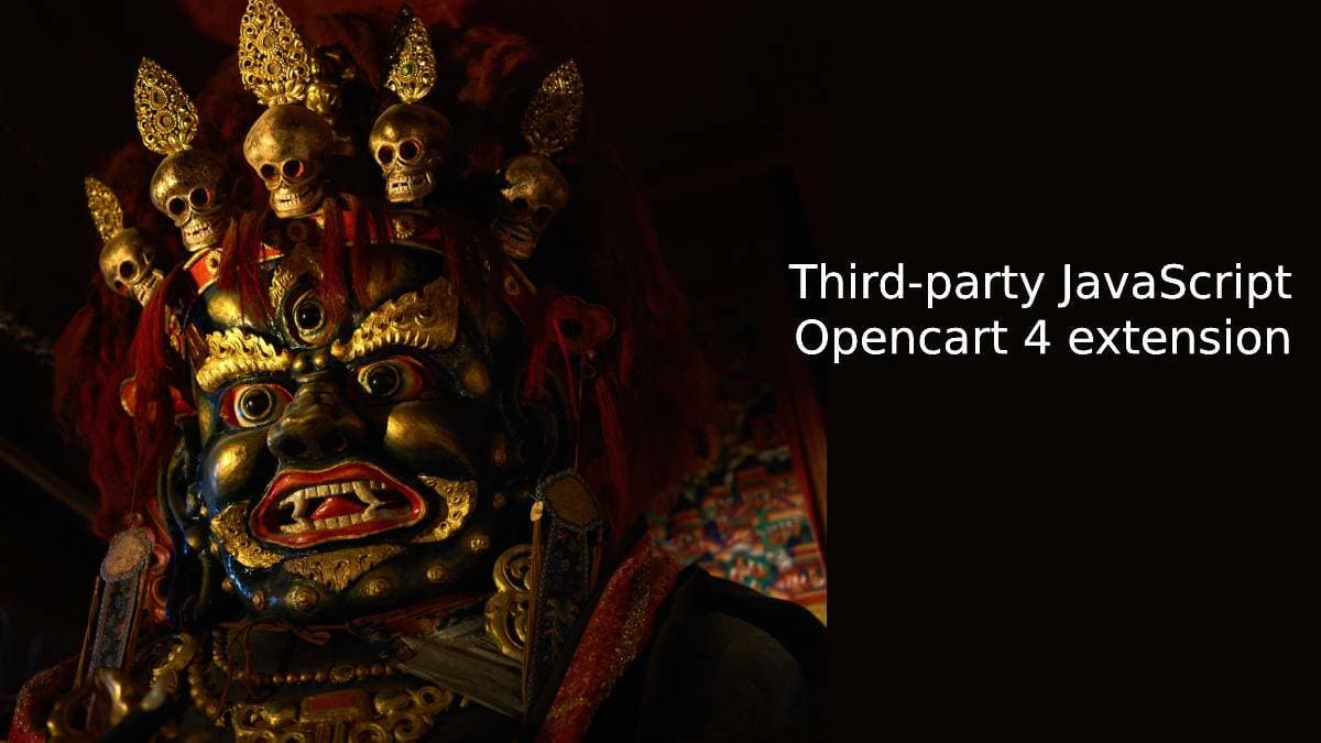 How to add an Analytics extension in Opencart 4? Third-party JS free Opencart extension
